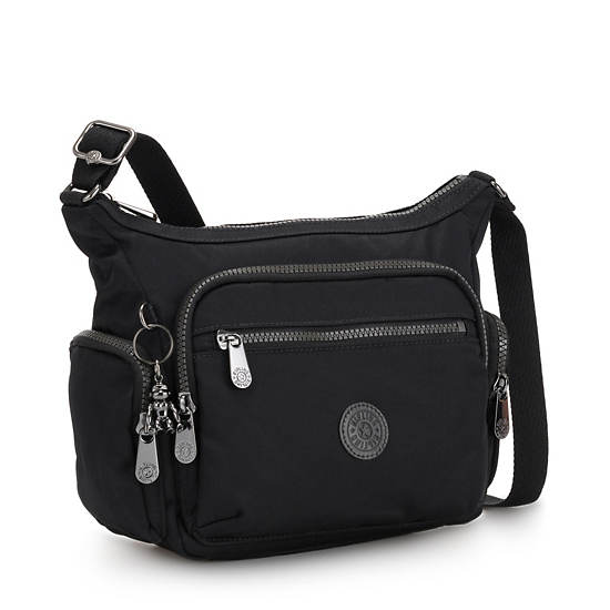 Torba Crossbody Kipling Gabbie Small Czarne Szare | PL 2074RV